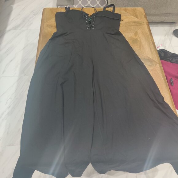 Unique Vintage  Weasel Wear palazzo jumpsuit size 2xl New - Picture 5 of 7